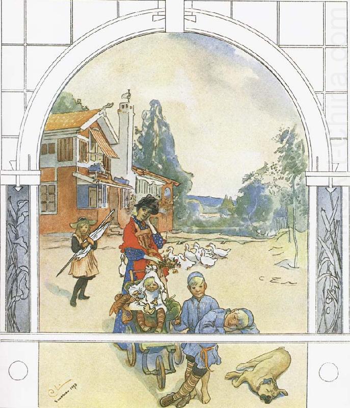 De Mina, Carl Larsson